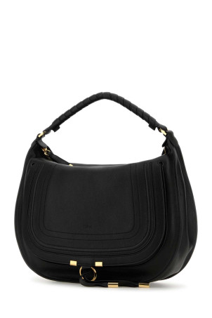 Black leather Marcie shoulder bag CHLOE (CH26SS881R35)