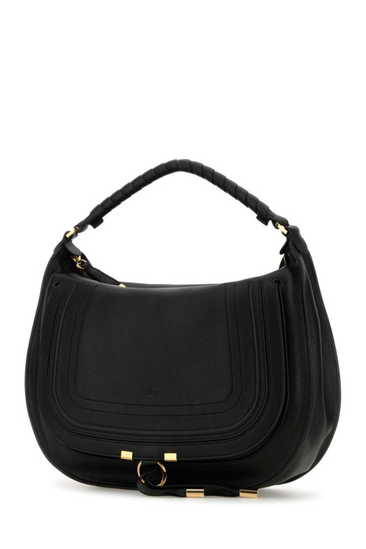 Black leather Marcie shoulder bag CHLOE (CH26SS881R35)