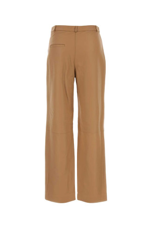 Camel leather Cobe pant Brown LOULOU DE SAISON (COBELDS)