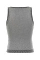 Серебристая майка из вискозы MISSONI (DC26SK01BK01H3)