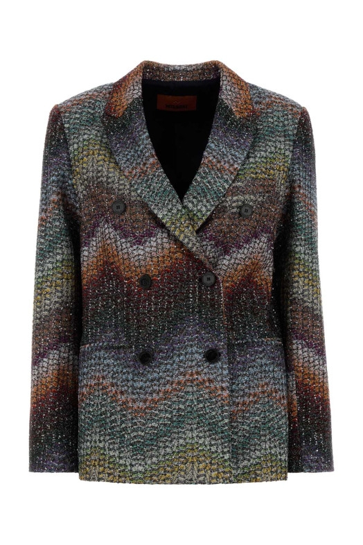 Блейзер из вискозной смеси с вышивкой MISSONI (DS26SF02BC005Y)
