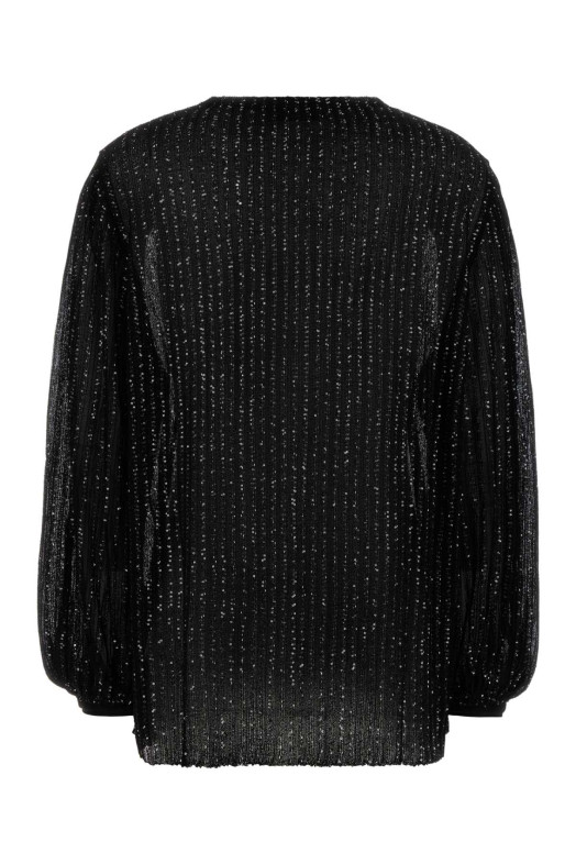 Черная блузка из вискозной смеси MISSONI (DS26SJ0ABK01GH)