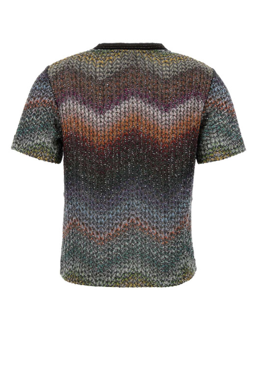 Embroidered viscose blend t-shirt MISSONI (DS26SL00BC005Y)