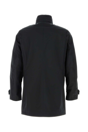 Black polyester blend Duca jacket Blue MOORER (DUCAADS)