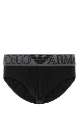 Black stretch cotton brief EMPORIO ARMANI (EM000229AF18890)