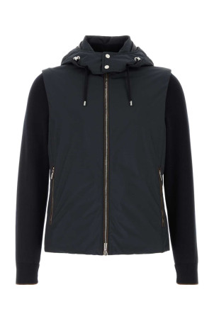 Dark blue polyester Evan down jacket Blue MOORER (EVANSTP)