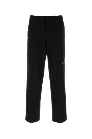 Black stretch cotton cargo pant Black FENDI (FB1091AQMV)