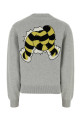 Свитер из серой шерстяной смеси KENZO (FG52PU7443LO)