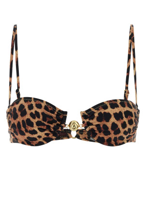 Printed stretch nylon Hammond bikini top REINA OLGA (HAMMOND20TOP)