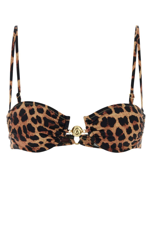 Printed stretch nylon Hammond bikini top REINA OLGA (HAMMOND20TOP)