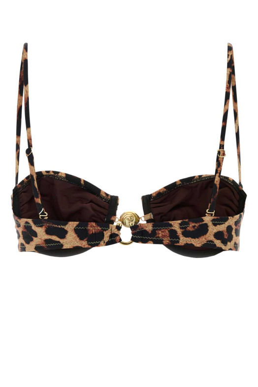 Printed stretch nylon Hammond bikini top REINA OLGA (HAMMOND20TOP)