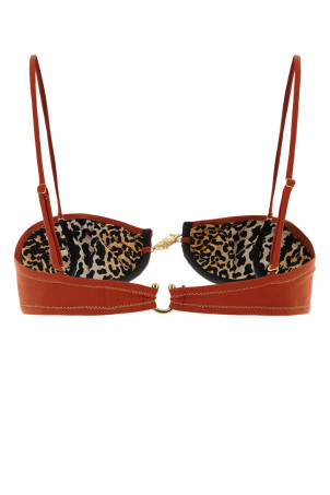Coral stretch nylon Hammond 2.0 bikini top REINA OLGA (HAMMOND20TOP)