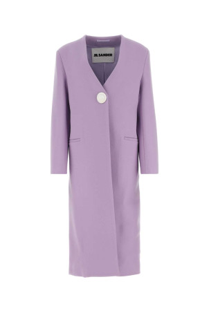 Lilac cashmere coat Pink JIL SANDER (J01AA0101J35002)