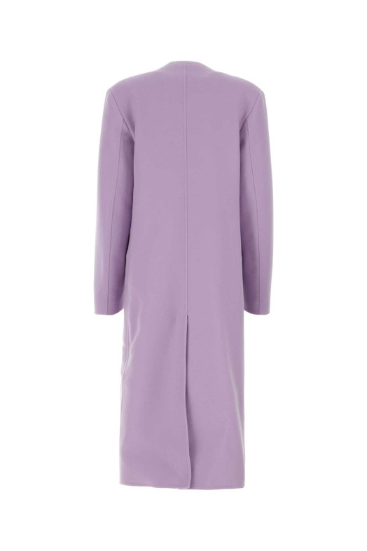 Кашемировое пальто лилового цвета Pink JIL SANDER (J01AA0101J35002)