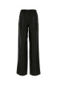 Black satin Kadala palazzo pant Black LOULOU DE SAISON (KADALA)