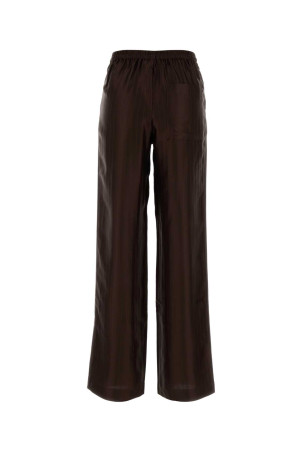 Chocolate satin Kadala palazzo pant LOULOU DE SAISON (KADALA)