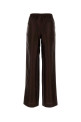 Chocolate satin Kadala palazzo pant LOULOU DE SAISON (KADALA)
