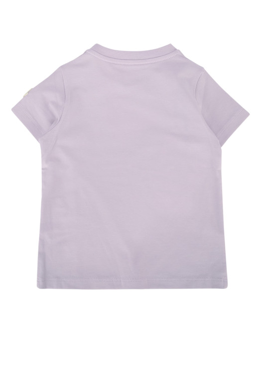 Футболка SS синего цвета MONCLER JR (L19518C0001089AUM)