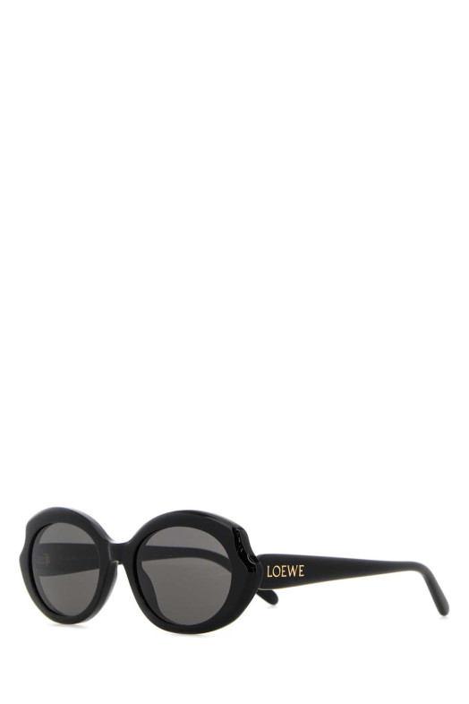Черные ацетатные солнцезащитные очки LOEWE (LW40147I)