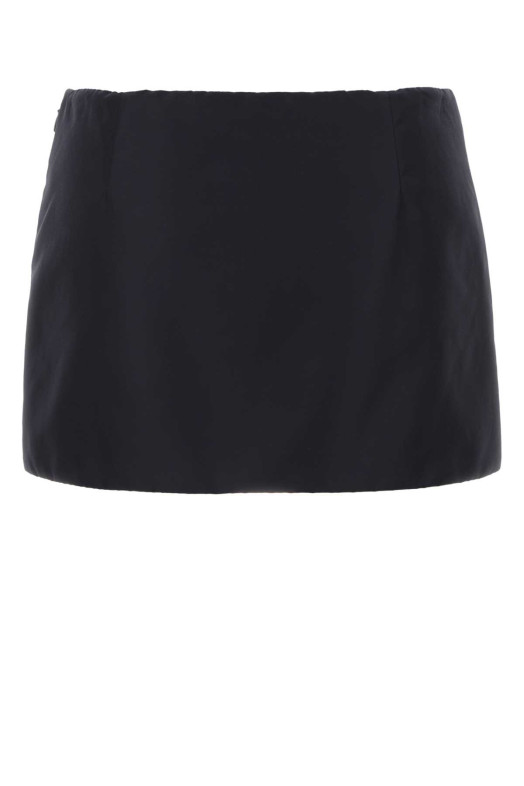 Navy blue nylon mini skirt Blue MIU MIU (MG2583SOOO181A)