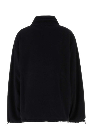 Black pile oversize sweatshirt Black MIU MIU (MJL043SOOO15V3)