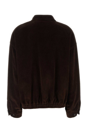 Chocolate corduroy jacket MIU MIU (ML843SOOO18SZ)