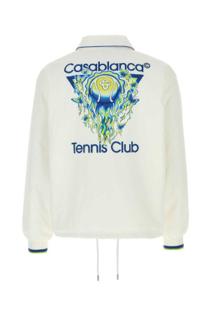 White polyester jacket CASABLANCA (MSP26OT14201)