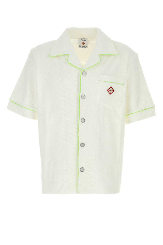 White cotton blend shirt White CASABLANCA (MSS26SH08501)