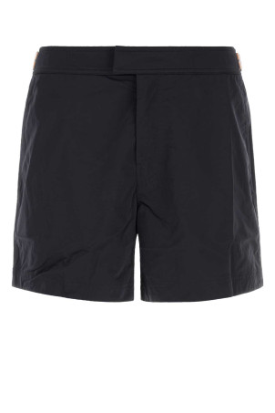 Navy blue nylon swimming shorts ZEGNA (RAHB10A3BHRS00)