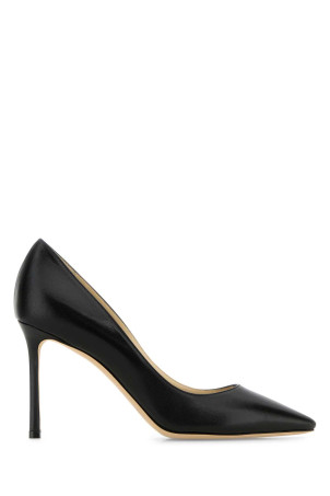 Black leather Romy 85 pumps Black JIMMY CHOO (ROMY85KID)
