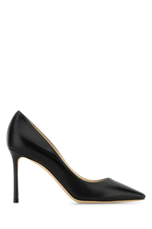 Black leather Romy 85 pumps Black JIMMY CHOO (ROMY85KID)