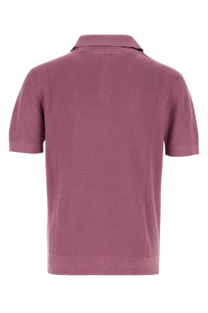 Purple cotton polo shirt ZEGNA (RUHC26A3C31)