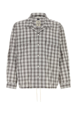 Embroidered cotton blend oversize shirt NANAMICA (S26SG012E)