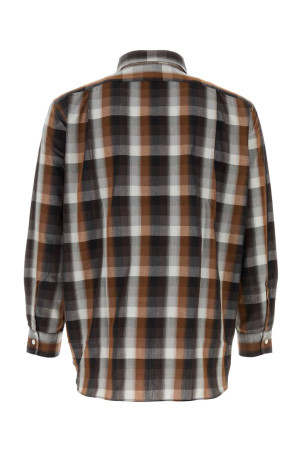 Embroidered cotton blend oversize shirt NANAMICA (S26SG059E)