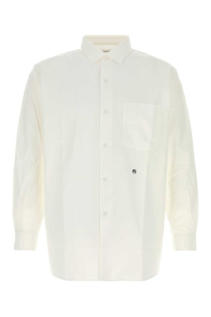 White cotton blend oversize shirt NANAMICA (S26SG082E)
