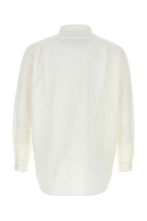 White cotton blend oversize shirt NANAMICA (S26SG082E)