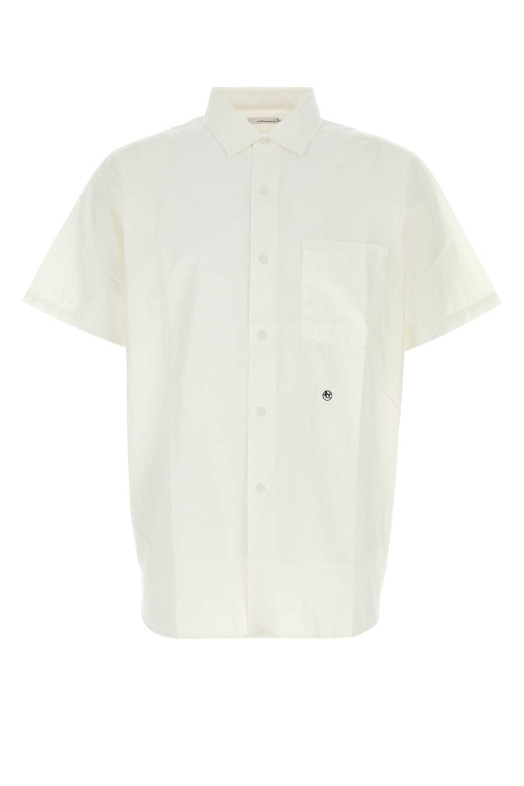 White cotton blend oversize shirt NANAMICA (S26SG088E)