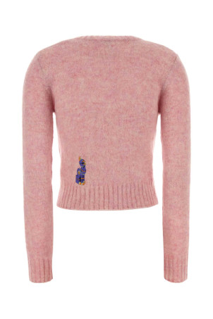 Melange pink wool sweater Pink LOEWE (S359Y14KI9)