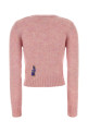 Розовый шерстяной свитер из меланжевой ткани Pink LOEWE (S359Y14KI9)