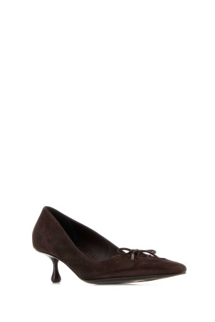 Dark brown suede Scarlett 50 pumps Bordeaux JIMMY CHOO (SCARLETT50SUE)