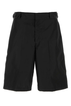 Black Re-Nylon bermuda shorts Black PRADA (SPG32SWMO1WQ8)