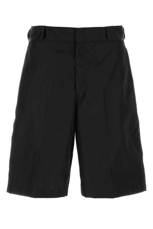 Black Re-Nylon bermuda shorts Black PRADA (SPG32SWMO1WQ8)