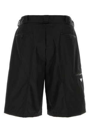 Black Re-Nylon bermuda shorts Black PRADA (SPG32SWMO1WQ8)