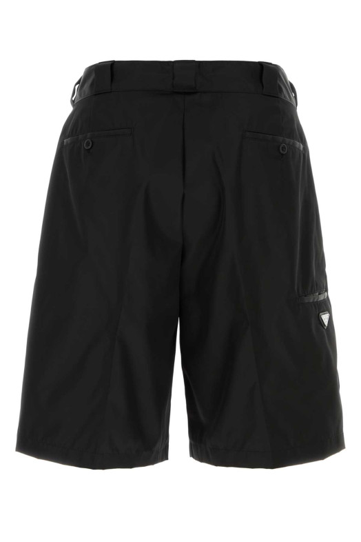Black Re-Nylon bermuda shorts Black PRADA (SPG32SWMO1WQ8)