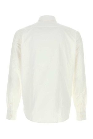 White oxford shirt Black PRADA (UCN666SWMO1926)