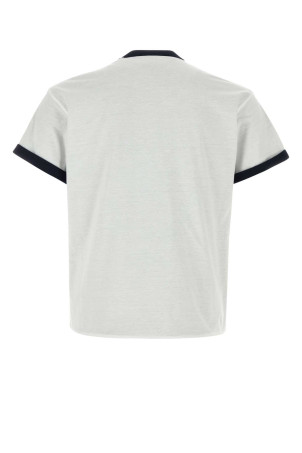 White cotton reversible t-shirt PRADA (UJN960SOOO1801)
