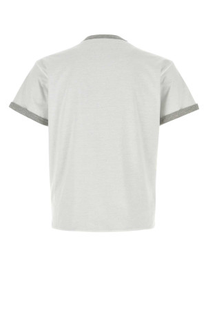 White cotton reversible t-shirt PRADA (UJN960SOOO1801)
