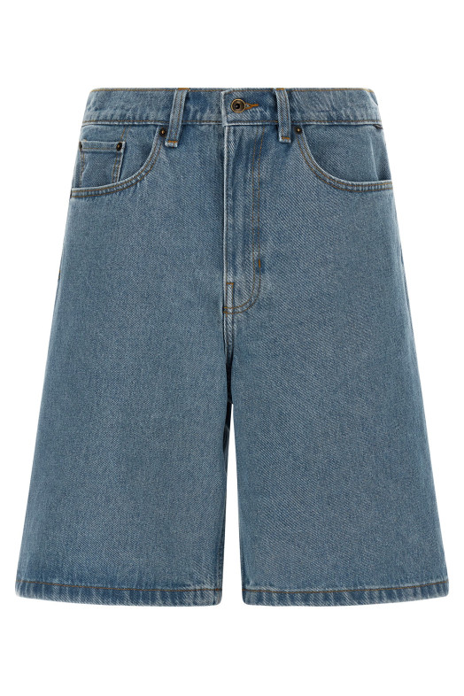 'Check-5' bermuda shorts Blue