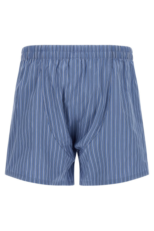 Хлопковые боксеры в полоску, синие CARHARTT WIP I0376003T5XX