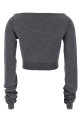 Укороченный трикотажный топ, серый MIU MIU MMLB07SOOO16WSF0480